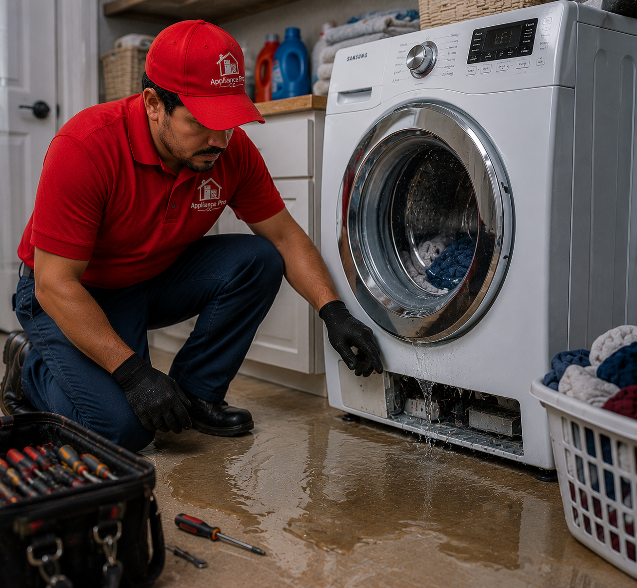 Appliance Pros CC technician providing honest, respectful service